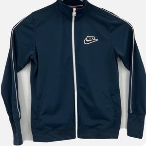 Nike Womens Track Jacket. Size Medium, Navy blue